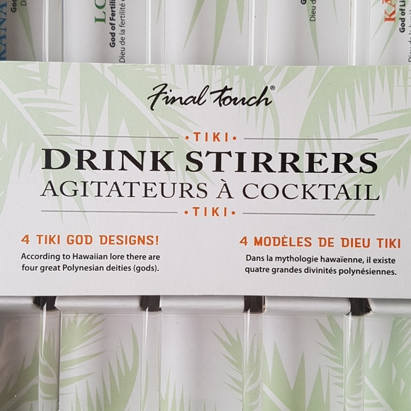 FINAL TOUCH Tiki God Drink Stirrers - Picture 5 of 8